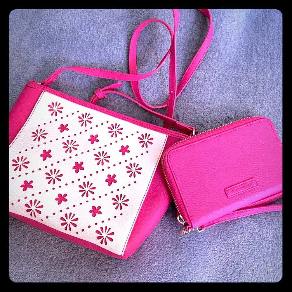 Vera Bradley Crossbody/Wristlet Set